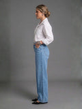 Calça Jeans Wide Leg Viollete