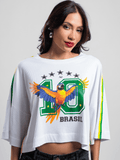 T-shirt Copa Leda Estampada