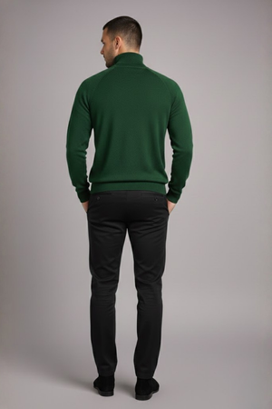 Calça Reta de Alfaiataria Masculina