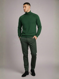 Calça Reta de Alfaiataria Masculina