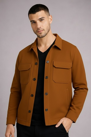 Casaco de Suede Masculino