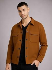 Casaco de Suede Masculino