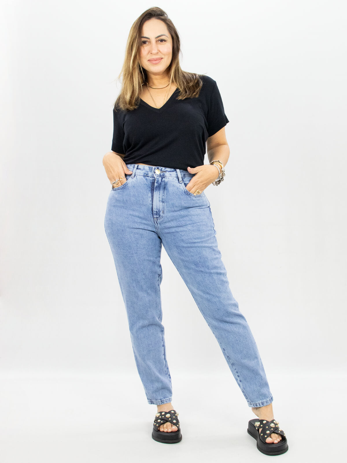 Calça Jeans Mom Mayer