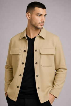 Casaco de Suede Masculino