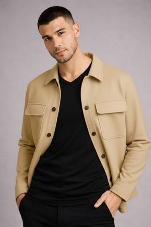 Casaco de Suede Masculino