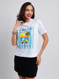 T-shirt Giovanella Estampada