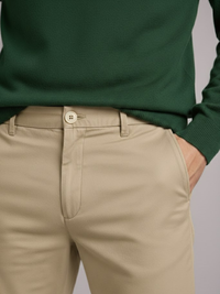 Calça Reta de Alfaiataria Masculina