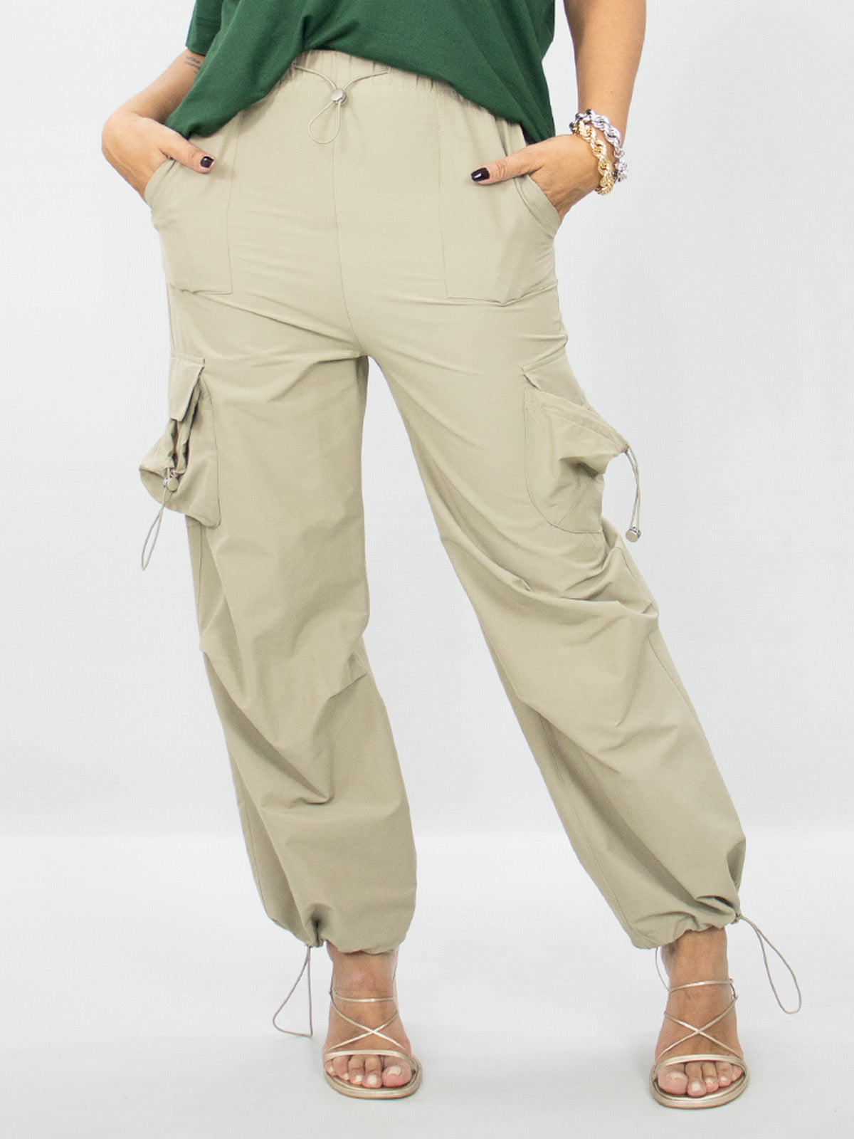 Calça Cargo Alfaiataria Thaly