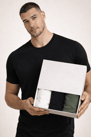 Kit 3 T-shirt - Algodão Egípcio Masculino