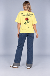 Tshirt Lauanda Estampada