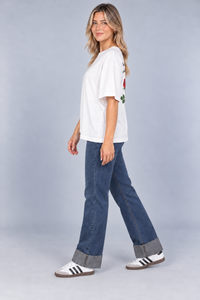Tshirt Lauanda Estampada