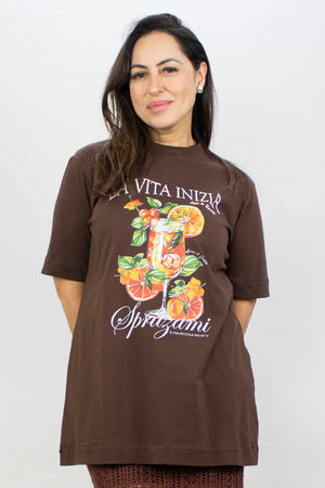 T-shirt Bibiana Estampada
