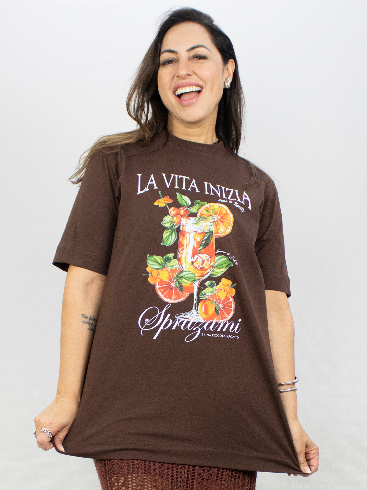 T-shirt Bibiana Estampada