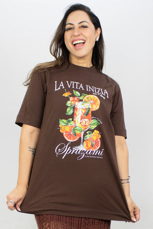 T-shirt Bibiana Estampada