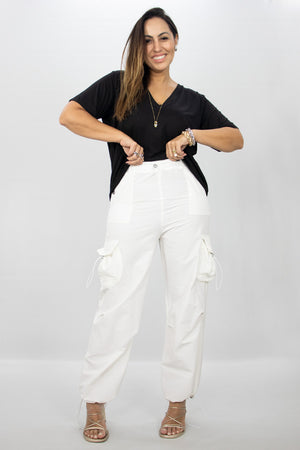 Calça Cargo Alfaiataria Thaly