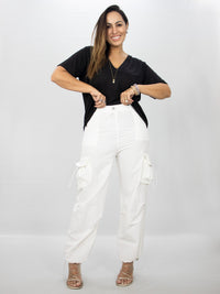 Calça Cargo Alfaiataria Thaly