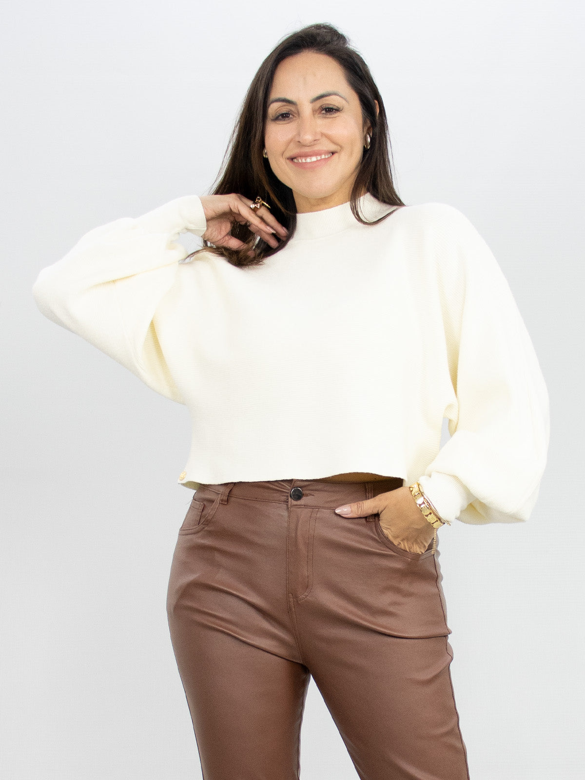 Blusa Tricot Elle