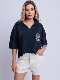 Camisa Polo Amaranta