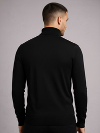 Blusa Tricot Manga Longa Gola Alta