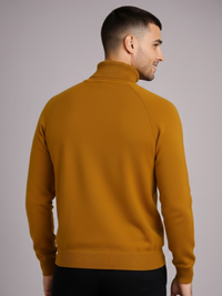 Blusa Tricot Manga Longa Gola Alta