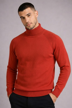 Blusa Tricot Manga Longa Gola Alta