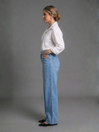 Calça Jeans Wide Leg Viollete