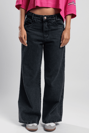 Calça Jeans Wide Leg Viollete