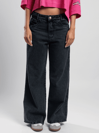 Calça Jeans Wide Leg Viollete