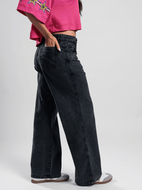 Calça Jeans Wide Leg Viollete