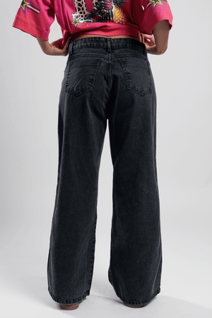 Calça Jeans Wide Leg Viollete