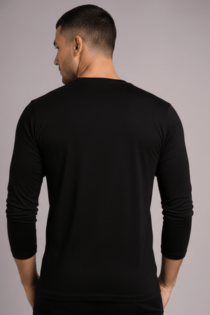 T-Shirt Masculina Manga Longa Algodão Egípcio