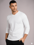 T-Shirt Masculina Manga Longa Algodão Egípcio