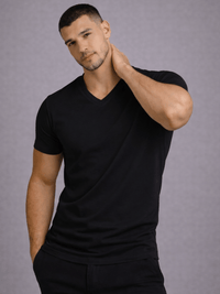 T-Shirt Masculina Manga Curta Algodão Egípcio