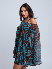 Conjunto Bata Regata Saia Lunella