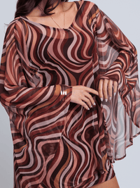 Conjunto Bata Regata Saia Lunella