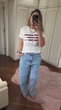 Stories de Calça Jeans Jenye Delave