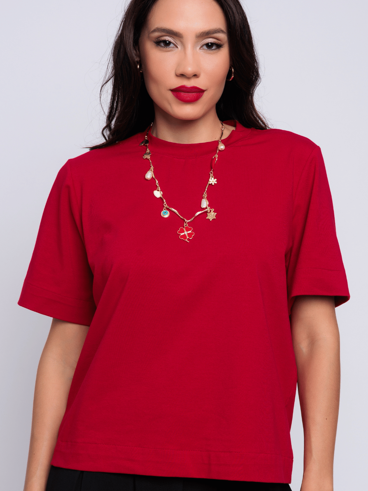 T-shirt Feminina Algodão Egípcio Brisa