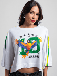 T-shirt Copa Leda Estampada