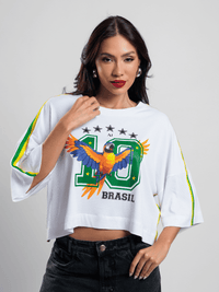 T-shirt Copa Leda Estampada
