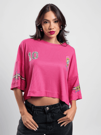 T-shirt Copa Leda Estampada