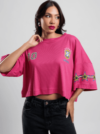 T-shirt Copa Leda Estampada