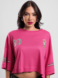T-shirt Copa Leda Estampada