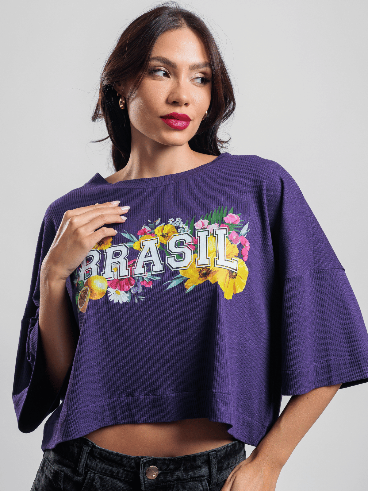 T-shirt Copa Leda Estampada