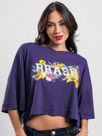 T-shirt Copa Leda Estampada