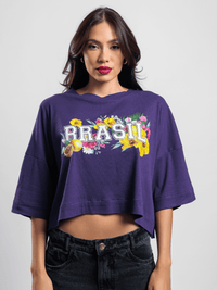 T-shirt Copa Leda Estampada